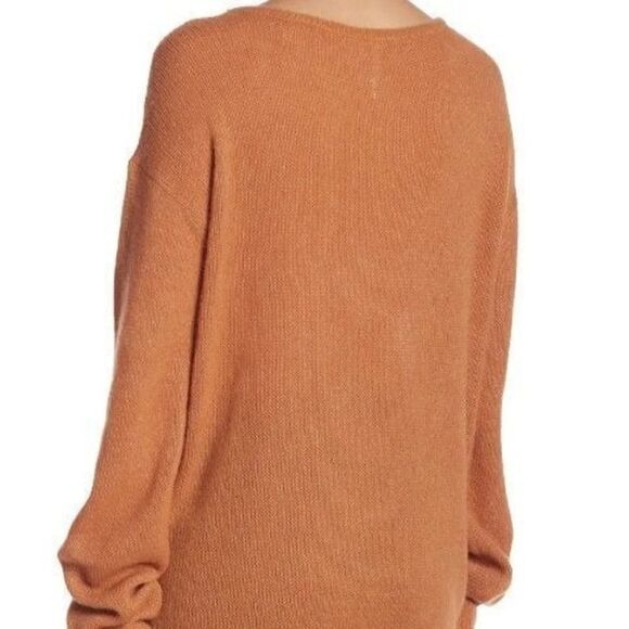 FREE PEOPLE | Gossamer V-Neck Sweater - [Small in Terracotta] - Picture 3 of 9